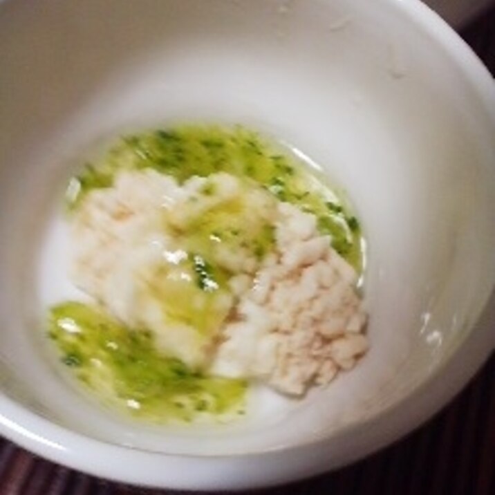 離乳食★豆腐ハンバーグブロッコリーソース